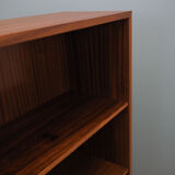 Bibliothèque en acajou, design danois, années 1970, production Omann Jun