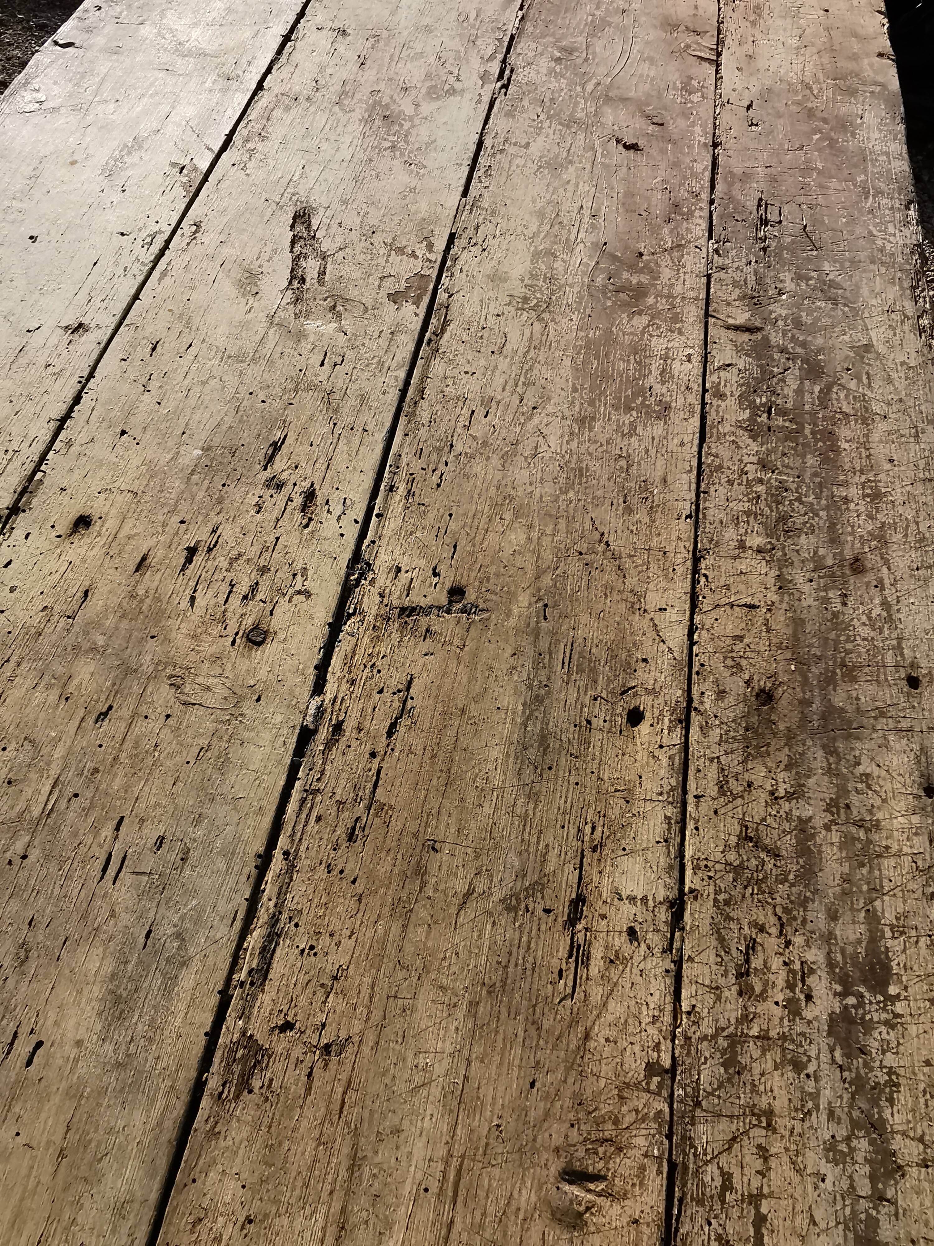 Narrow farmhouse table 270cm