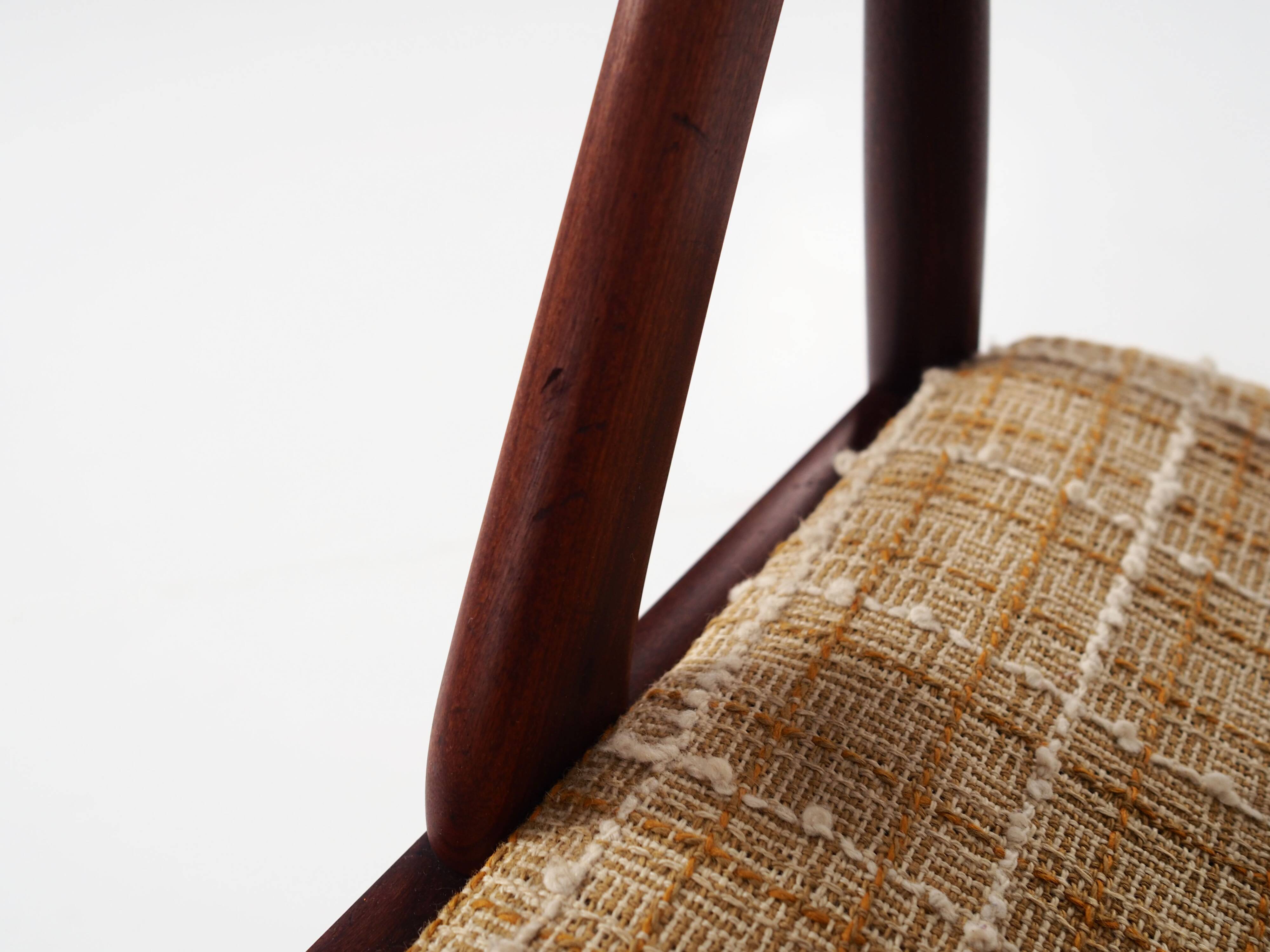 Set of four teak chairs, Danish design, 1970s, designer: Kai Kristiansen