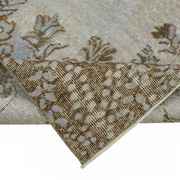 Overdyed Wool Vintage Handmade Carved Rug 178 cm x 275 cm
