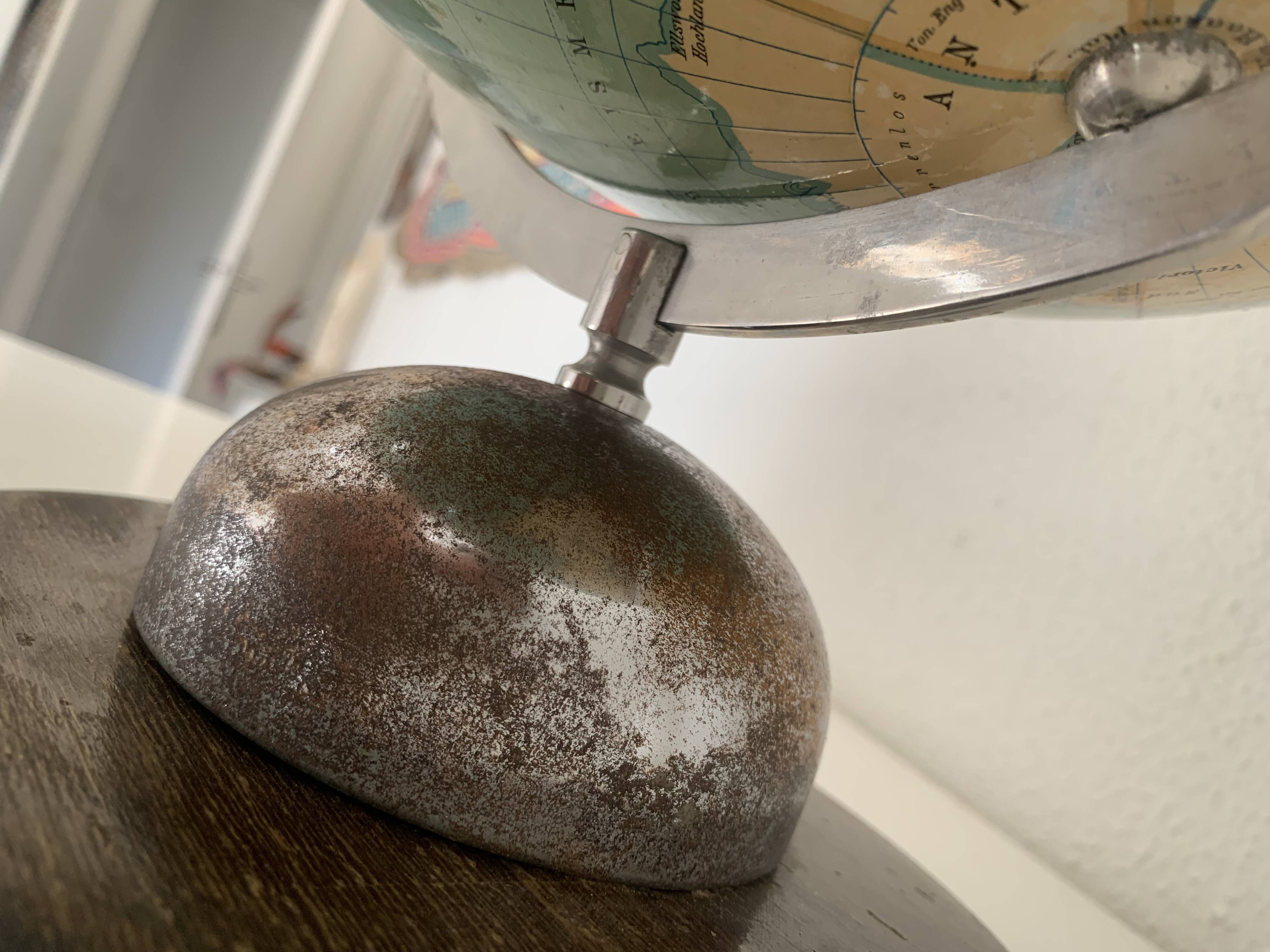 Vintage 1961 Dietrich Reimer Berlin World Globe - 45 cm