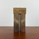 Klaus Lehmann, postmodern brutalist German pottery, sculpted column vase, 1981, ceramic