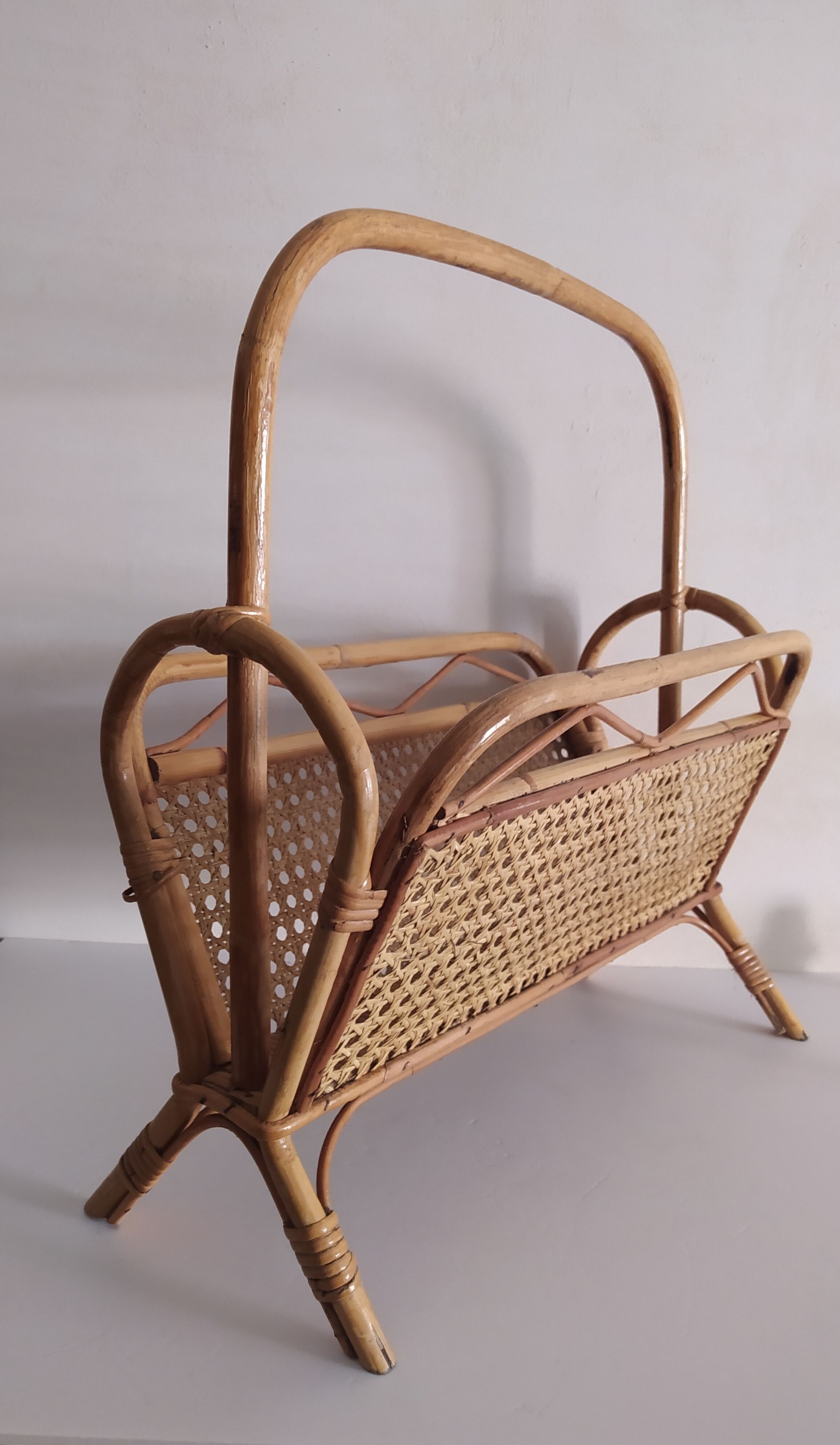 Vintage magazine holder