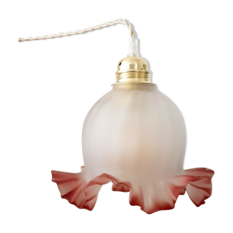 Vintage tulip hanging lamp