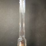 Oil lamp tinted glass and tin