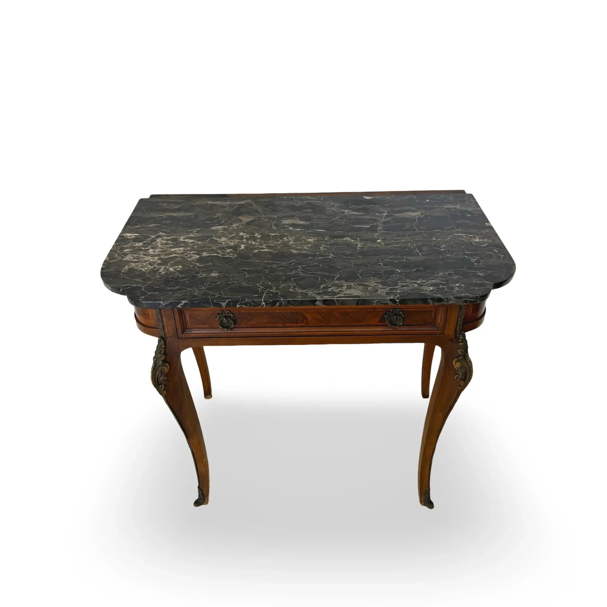 Table console avec plateau en marbre – 19e siècle