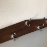 Coat rack 5 vintage 1960 71x13cm hooks