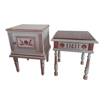 Old bedside tables restyled