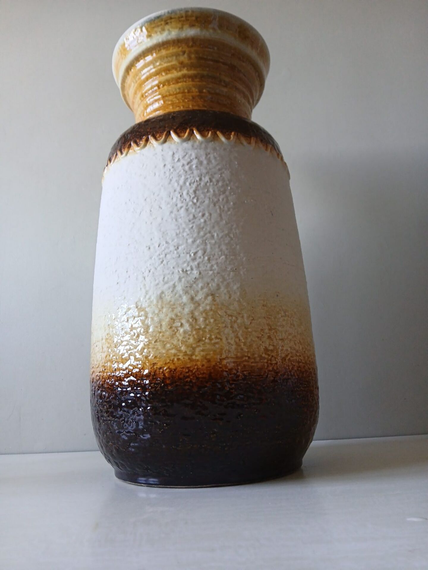 Large floor vase Uebelacker Ü-Keramik 1468/50 – West Germany – years