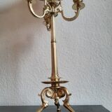 Paire de lampes ancienne bougeoir d'époque XIX ème Napoléon III