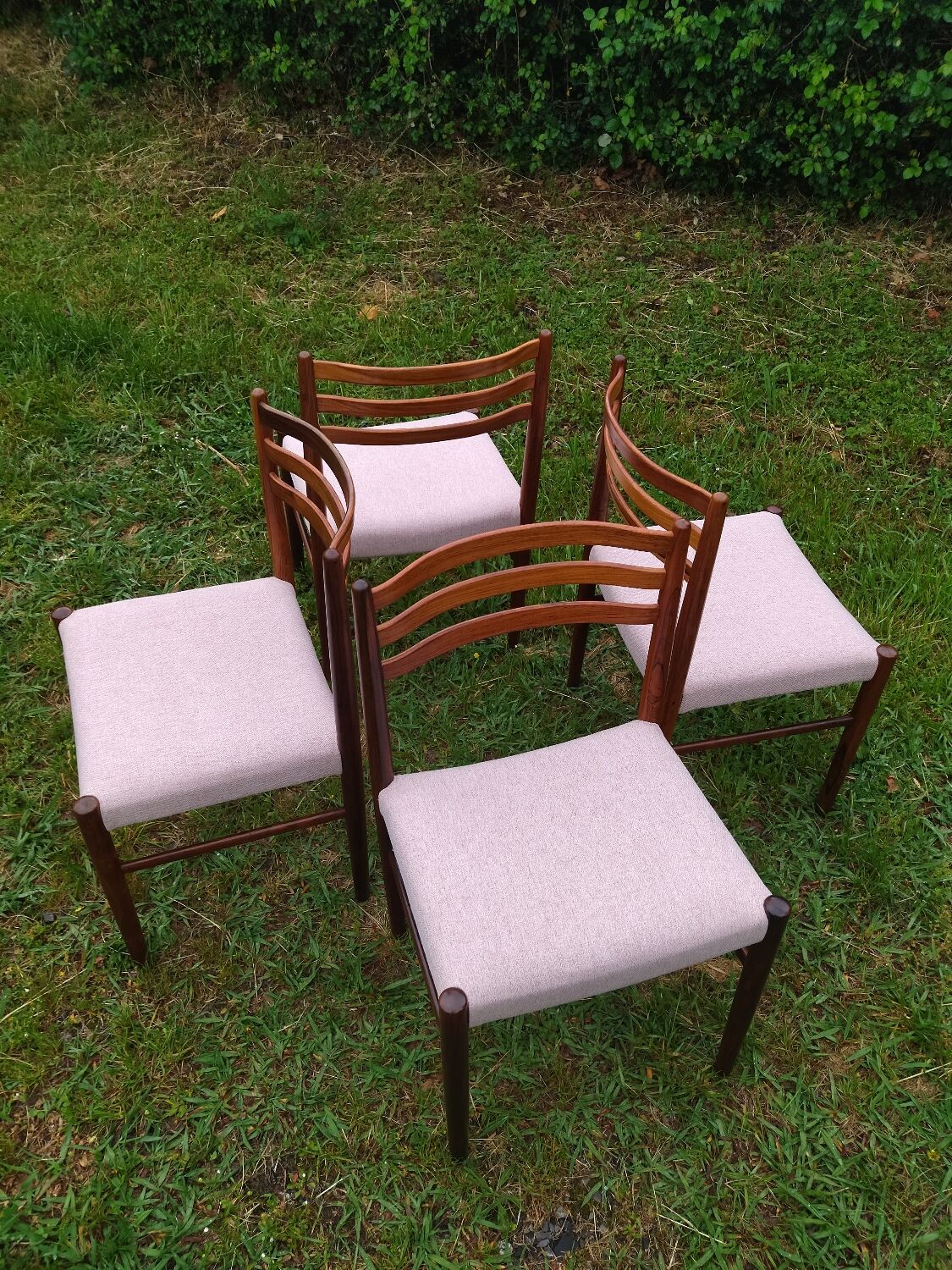 Rosewood table and chairs