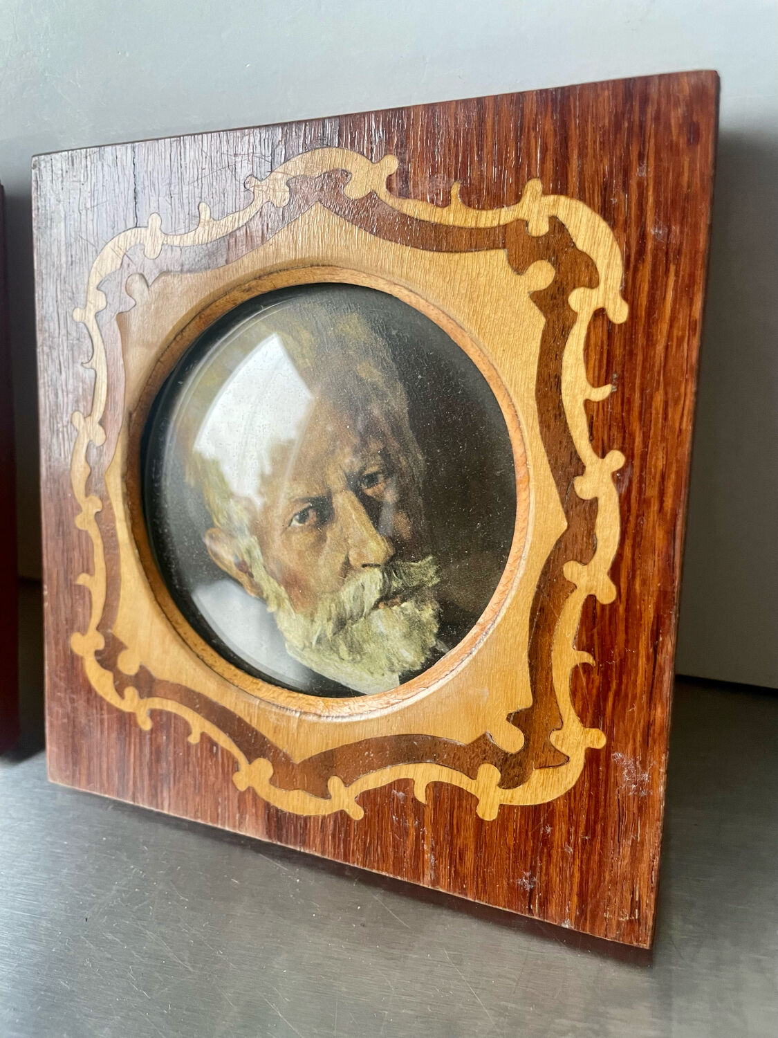Pair of wooden picture frames