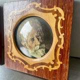 Paire de cadres en bois