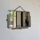 Art Deco silver-plated metal mirror 1930
