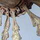 Vintage sun suspension in gilded bronze – Hollywood Regency style