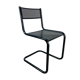 80s perforated metal Cantilever chair