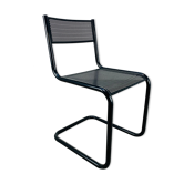 Chaise Cantilever métal perforé années 80
