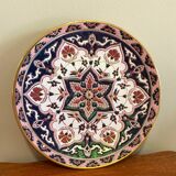 Enameled plate