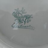 Set of 10 flat plates E.Lachennal