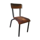 Chaise de petit écolier vintage