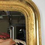 Miroir d'époque Louis Philippe 55x76cm