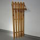 Porte-manteau en bois de pin largeur 60 hauteur 190 profondeur 30 cm