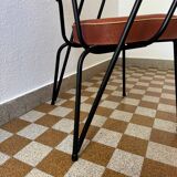 Chaise fauteuil tubulaire années  50