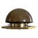 Octagonal ceiling light in brown glass and brass base by Limburg, 1960s, Germany.
