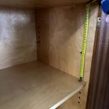 Scandinavian high sideboard with central drawers