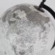 world map black globe grey black metal foot vintage 60