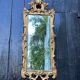 Carved and gilded wooden mirror, late 18th century