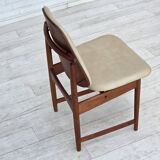 Années 1960, design danois par Arne Vodder, ensemble de 3 chaises, bois de teck, meubles