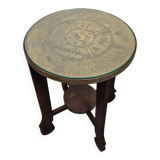 Amsterdam School Art Deco occasional table with copper top