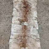 Retro animal skin hair rug