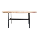 Table basse marbre et acier