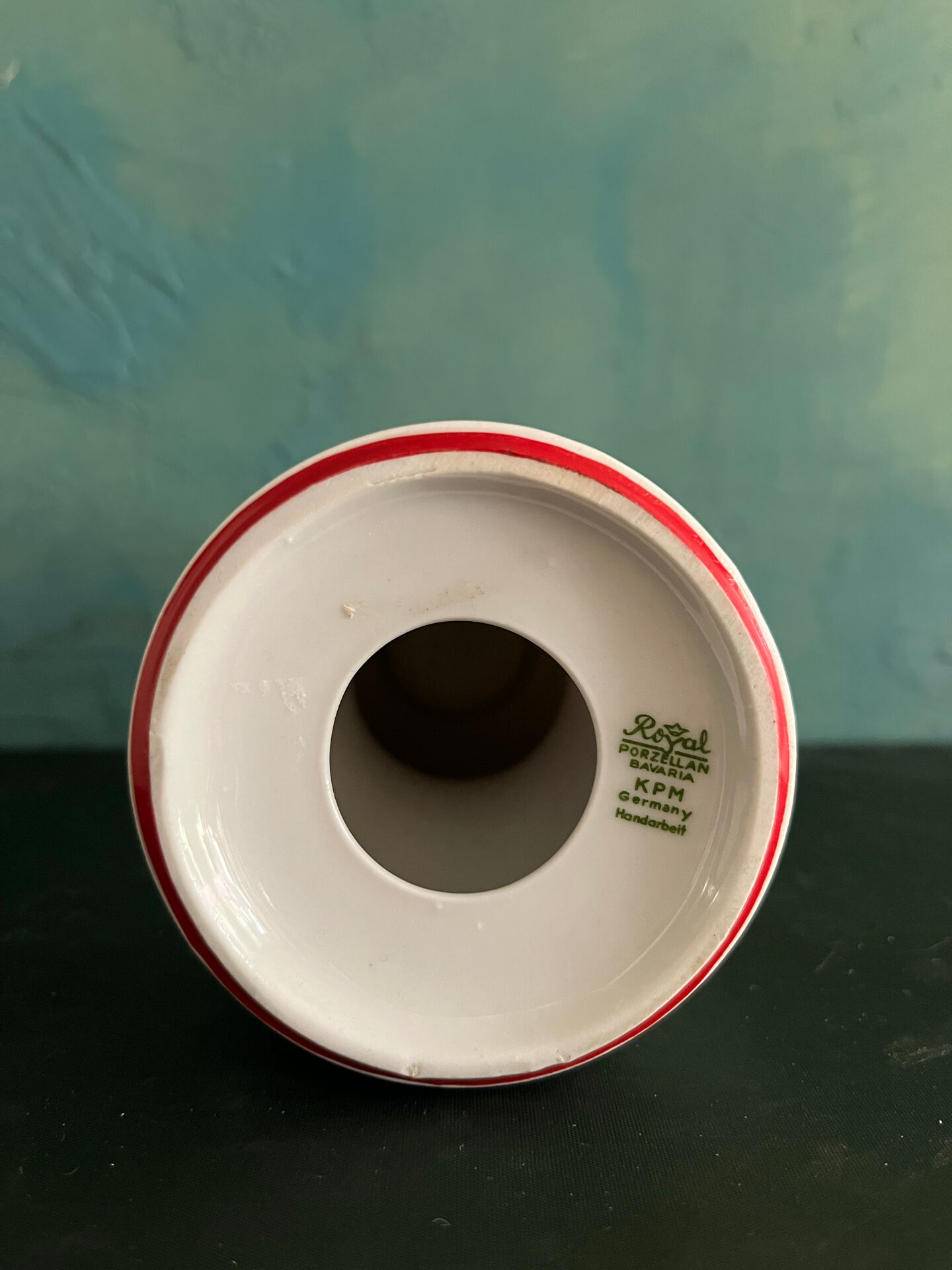 Bavarian porcelain candlestick