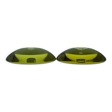 Bougeoirs en verre par Anne Nilsson pour Kosta, années 2000, ensemble de 2