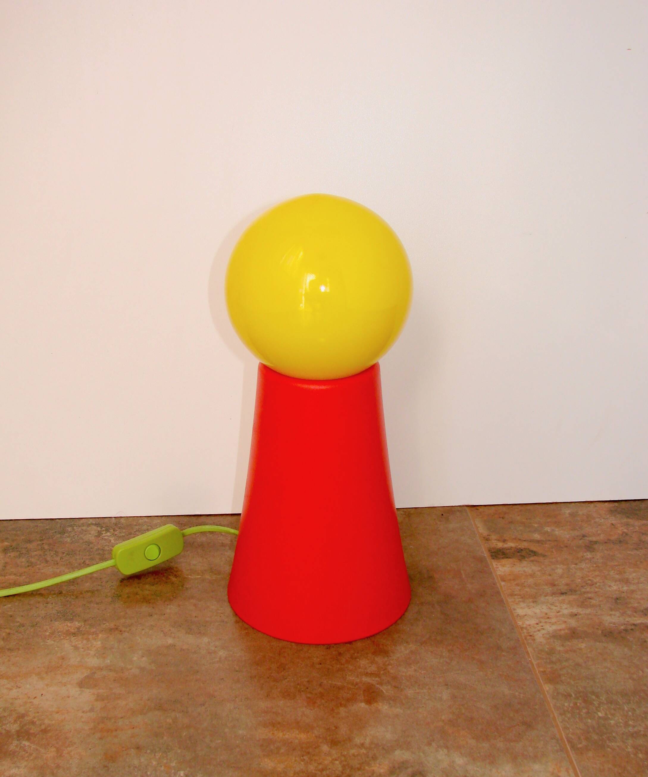 Pionek’ lamp, 1970s Space Age | glass + plastic | E14 | vintage design