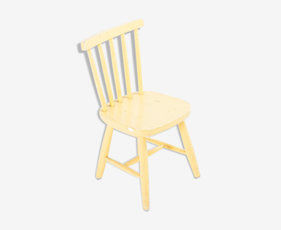 Chaise d’enfants jaune