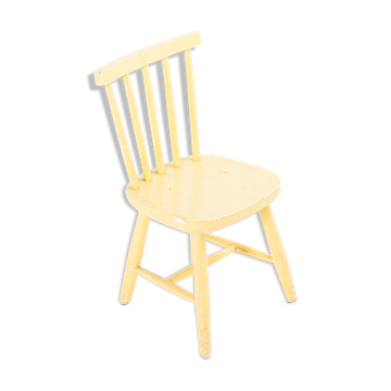 Chaise d’enfants jaune