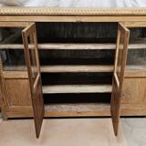 Natural Burmese teak sideboard
