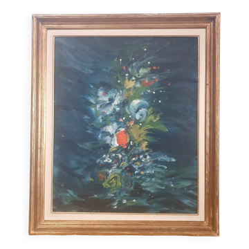 Ancient flower painting