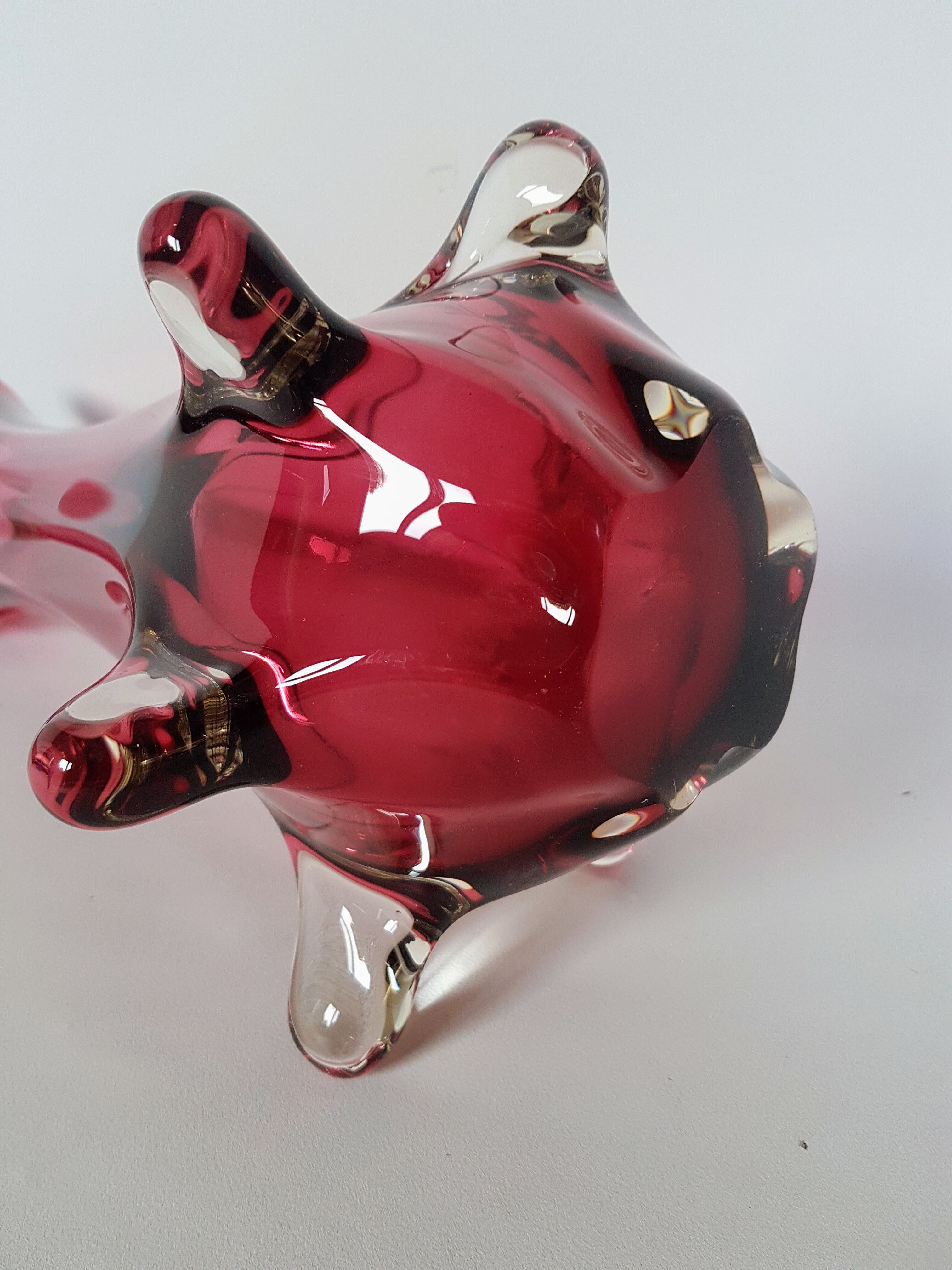 Fratelli Toso Chambord Murano vase.