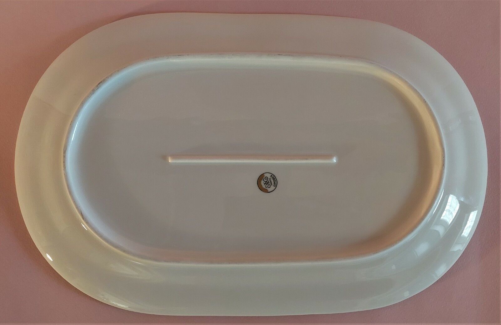 Limoges porcelain oval serving dish