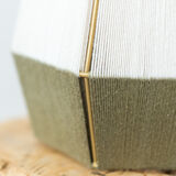 Table lamp woven in cotton thread