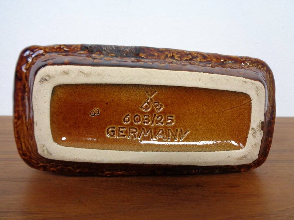 West German Glazed Ceramic Vase 603/25 from Dümler & Breiden, 1970s