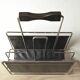 Vintage Scandinavian magazine rack in modernist style - 1960s