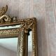 Miroir antique doré à parclose aux dragons, 119x75 cm