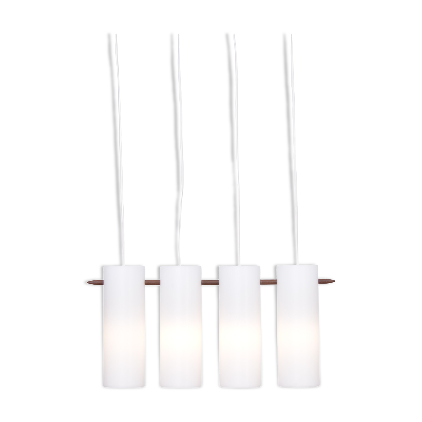 Swedish Mid-Century Modern pendant lamp model 538 by Uno & Östen Kristiansson for Luxus