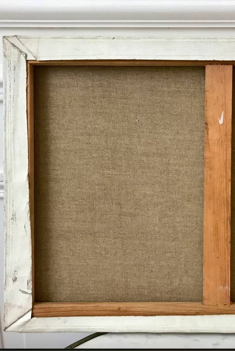 Oil painting on canvas still life fruit 1950